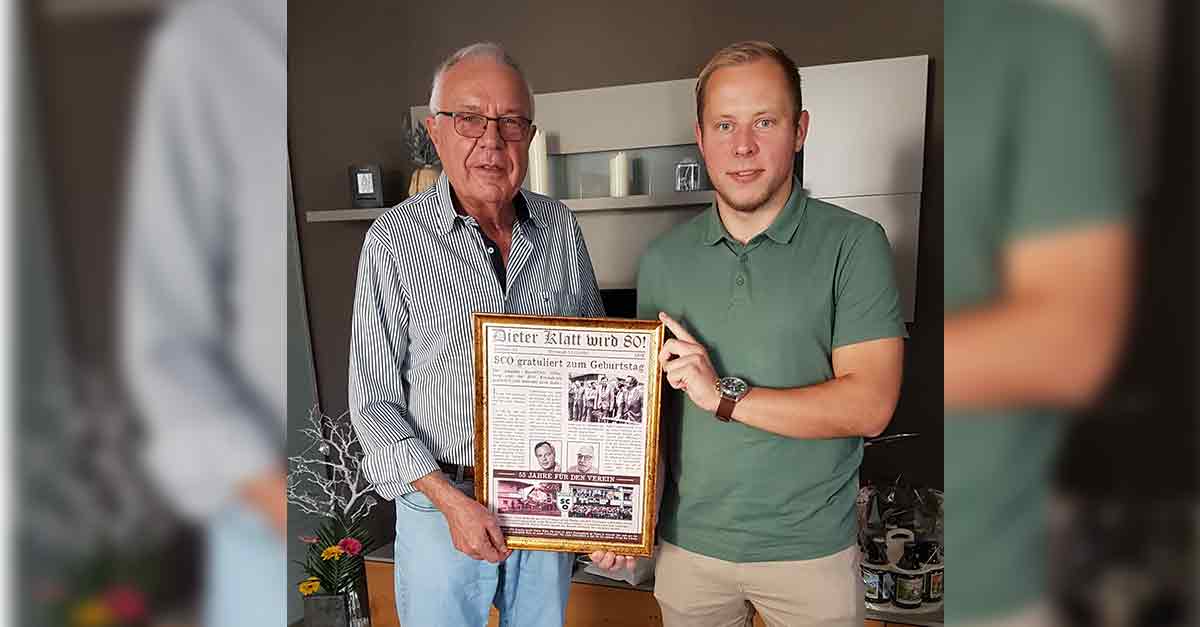 Der ehemalige 1. Vorsitzende und Ehrenmitglied des Sport-Club Offenburg, Dieter Klatt feierte am 12. Oktober 2022, seinen 80. Geburtstag !